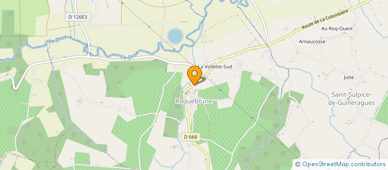 localisation de l'entreprise LES AMIS DE LA GROTTE DE DIEULIVOL  DIEULIVOL