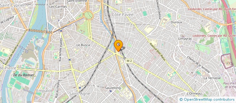 localisation de l'entreprise LES AMIS DE LA HALTE SANTE à TOULOUSE