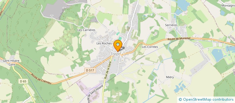 localisation de l'entreprise LES AMIS DE LA JEEP WILLYS  TREPT