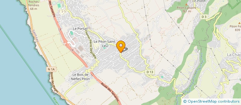 localisation de l'entreprise LES AMIS DE LA JS PITON SAINT-LEU à SAINT-LEU