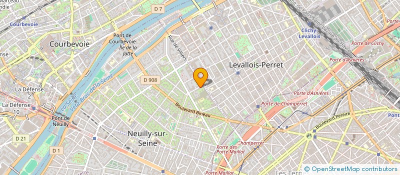 localisation de l'entreprise LES AMIS DE LA KUSS à NEUILLY SUR SEINE