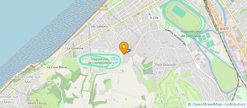 localisation de l'entreprise LES AMIS DE LA LUMIERE  TOURGEVILLE