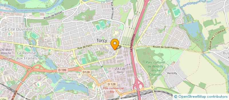 localisation de l'entreprise LES AMIS DE LA LUMIERE CERCLE PHILOSOPHIQUE ET CULTUREL  TORCY