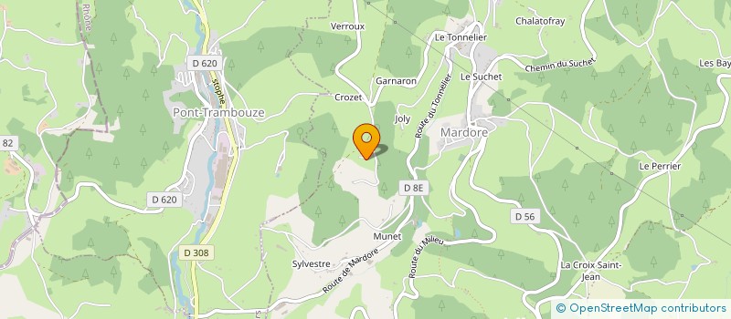 localisation de l'entreprise LES AMIS DE LA MADONE DE MARDORE à THIZY LES BOURGS