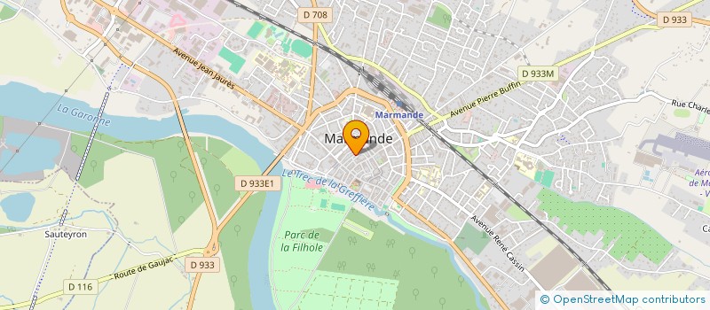 localisation de l'entreprise LES AMIS DE LA MAISON D'ART MPARRA21 à MARMANDE