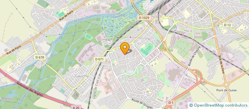 localisation de l'entreprise LES AMIS DE LA MAISON DE LA CULTURE ET DES LOISIRS à GAUCHY