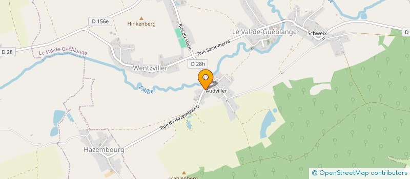 localisation de l'entreprise LES AMIS DE LA MAISON DE LEO  LE VAL-DE-GUEBLANGE