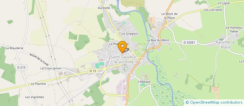 localisation de l'entreprise LES AMIS DE LA MAISON DE RETRAITE DES LICES  SAINT-SAUVEUR-LE-VICOMTE