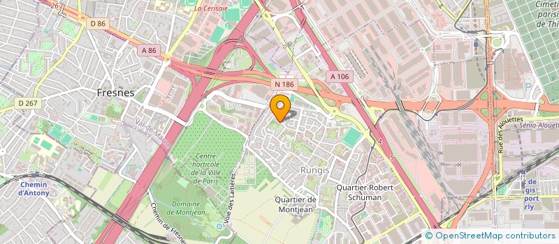 localisation de l'entreprise LES AMIS DE LA MAISON DES 13-17  RUNGIS