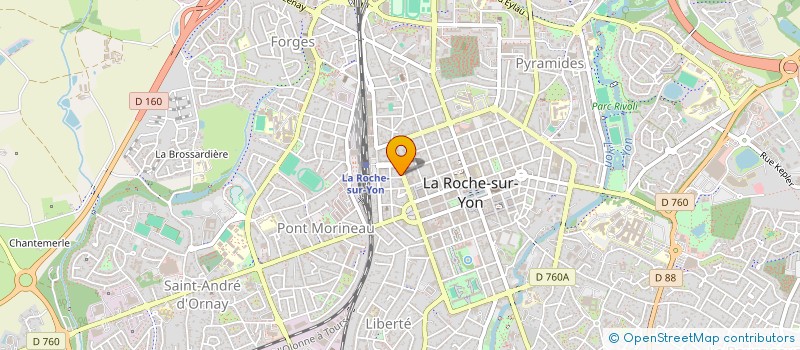 localisation de l'entreprise LES AMIS DE LA MAISON DU 42 à LA ROCHE-SUR-YON