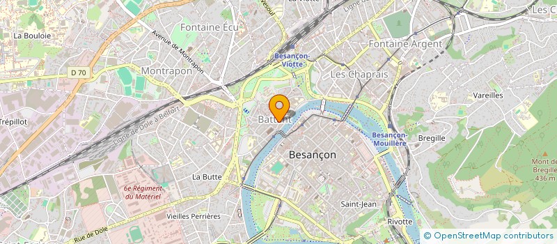 localisation de l'entreprise LES AMIS DE LA MAISON DU PEUPLE DE BESANCON  BESANCON