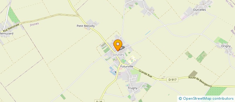 localisation de l'entreprise LES AMIS DE LA MAISON JAUNE  JOSNES