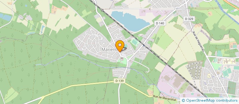 localisation de l'entreprise LES AMIS DE LA MAISON SAINT FRANCOIS à HAGUENAU