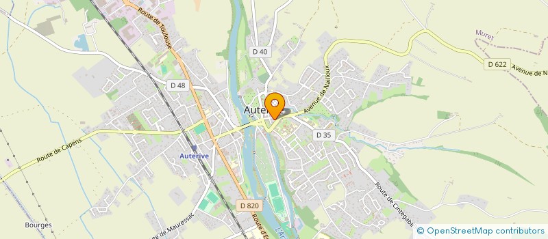 localisation de l'entreprise LES AMIS DE LA MAISON YSALGUIER  AUTERIVE