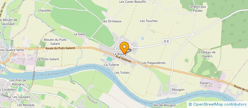 localisation de l'entreprise LES AMIS DE LA MAISONNETTE  CROUZILLES