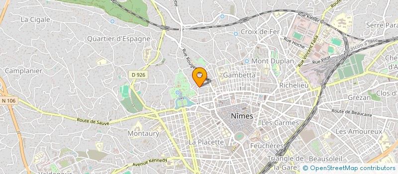 localisation de l'entreprise LES AMIS DE LA MAITRISE DE NIMES à NIMES