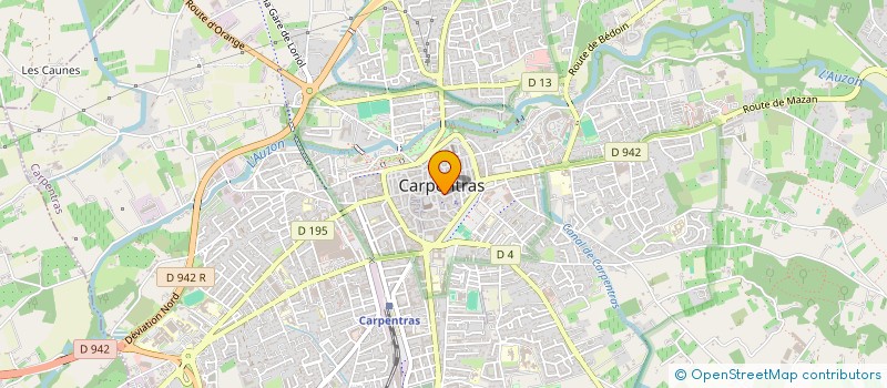 localisation de l'entreprise LES AMIS DE LA MAJORITE MUNICIPALE à CARPENTRAS