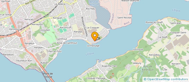 localisation de l'entreprise LES AMIS DE LA MARI-LIZIG  LE RELECQ-KERHUON