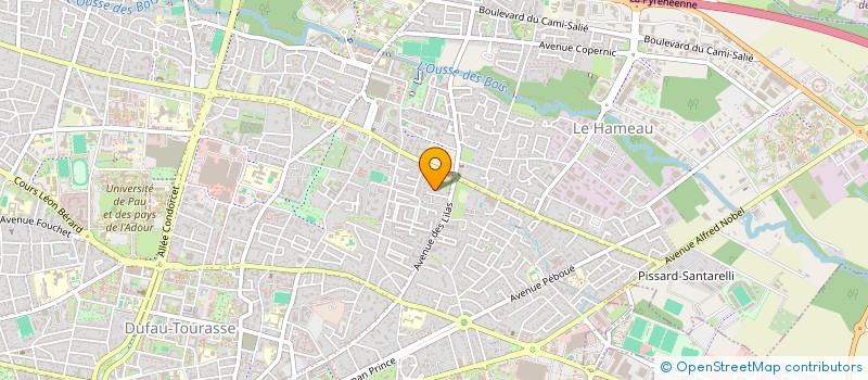 localisation de l'entreprise LES AMIS DE LA MATERNITE DE HOPITAL DE PAU à PAU