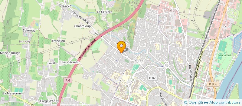 localisation de l'entreprise LES AMIS DE LA MATERNITE DE MACON à MACON