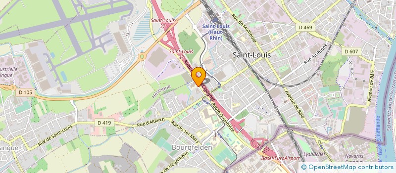 localisation de l'entreprise LES AMIS DE LA MATERNITE DE SAINT-LOUIS à SAINT-LOUIS