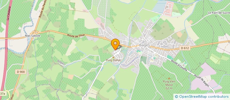 localisation de l'entreprise LES AMIS DE LA MECA  BAGES