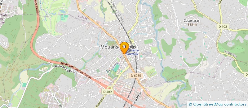 localisation de l'entreprise LES AMIS DE LA MEDIATHEQUE DE MOUANS SARTOUX à MOUANS-SARTOUX
