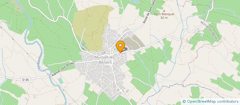 localisation de l'entreprise LES AMIS DE LA MEDIATHEQUE DE MURVIEL-LES-BEZIERS à MURVIEL-LES-BEZIERS