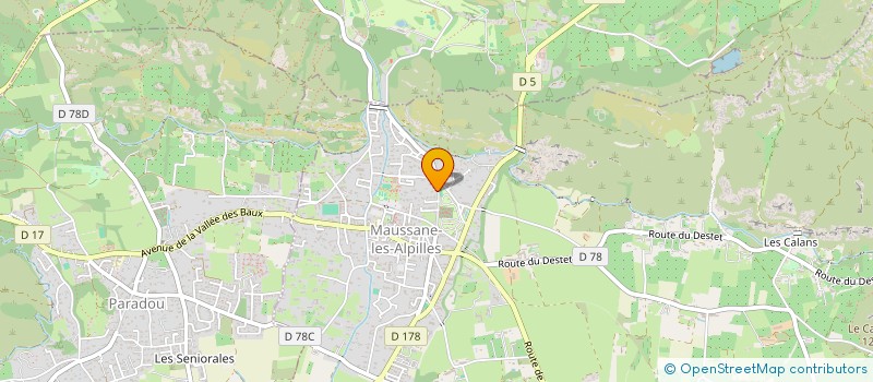 localisation de l'entreprise LES AMIS DE LA MOVIDA à MAUSSANE-LES-ALPILLES