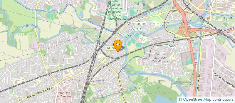 localisation de l'entreprise LES AMIS DE LA MTV à STRASBOURG