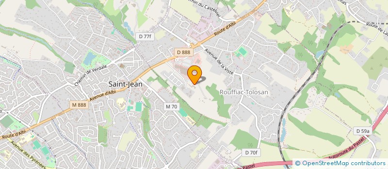 localisation de l'entreprise LES AMIS DE LA MUSIQUE  ROUFFIAC-TOLOSAN