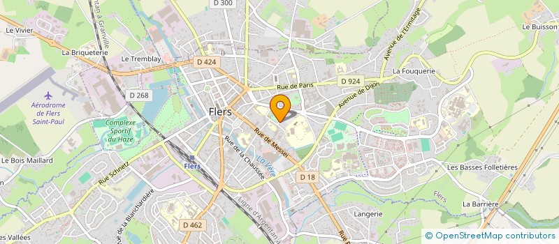 localisation de l'entreprise LES AMIS DE LA MUSIQUE à FLERS