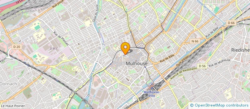 localisation de l'entreprise LES AMIS DE LA MUSIQUE ANCIENNE A SAINTE MARIE  MULHOUSE