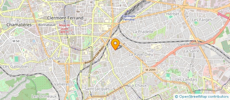 localisation de l'entreprise LES AMIS DE LA MUSIQUE DE CLERMONT FERRAND  CLERMONT-FERRAND