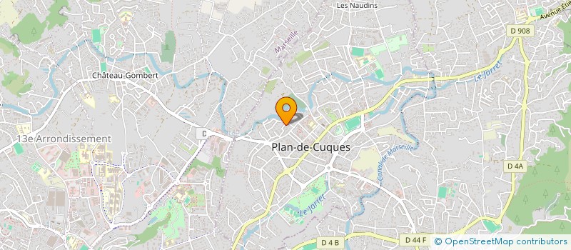 localisation de l'entreprise LES AMIS DE LA MUSIQUE DE PLAN DE CUQUES  PLAN-DE-CUQUES