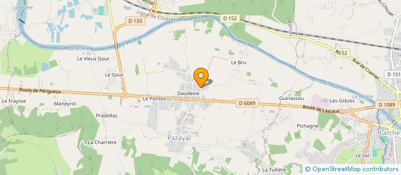 localisation de l'entreprise LES AMIS DE LA MUSIQUE EN PERIGORD NOIR  COLY-SAINT-AMAND