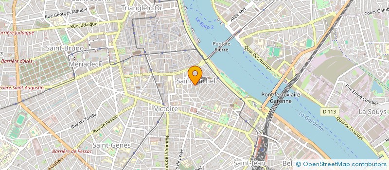 localisation de l'entreprise LES AMIS DE LA MUSIQUE ET DE L IMAGE  BORDEAUX