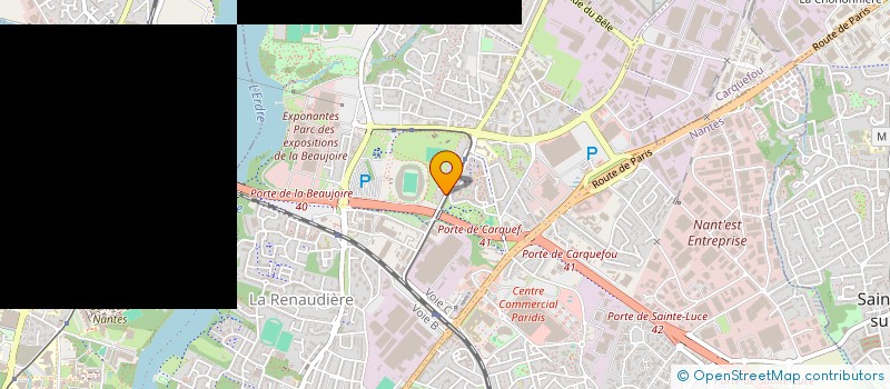 localisation de l'entreprise LES AMIS DE LA NATURE à NANTES