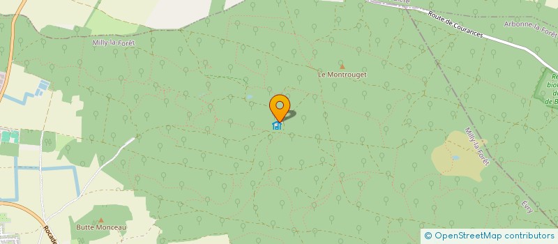 localisation de l'entreprise LES AMIS DE LA NATURE à MILLY-LA-FORET