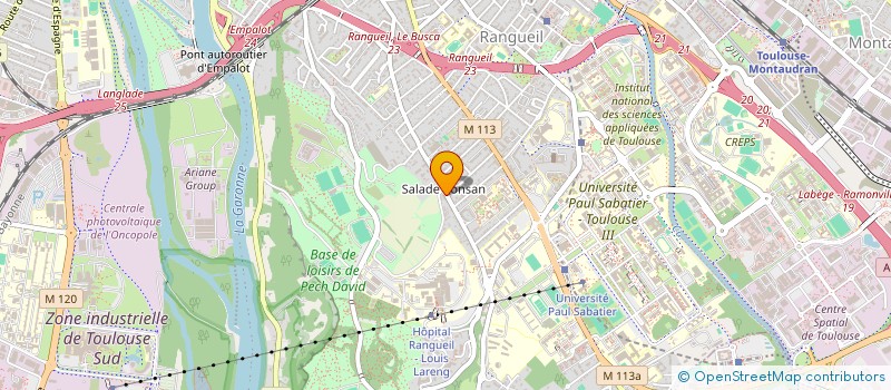 localisation de l'entreprise LES AMIS DE LA NATURE ET DE L'ENVIRONNEMENT (ANAE) à TOULOUSE