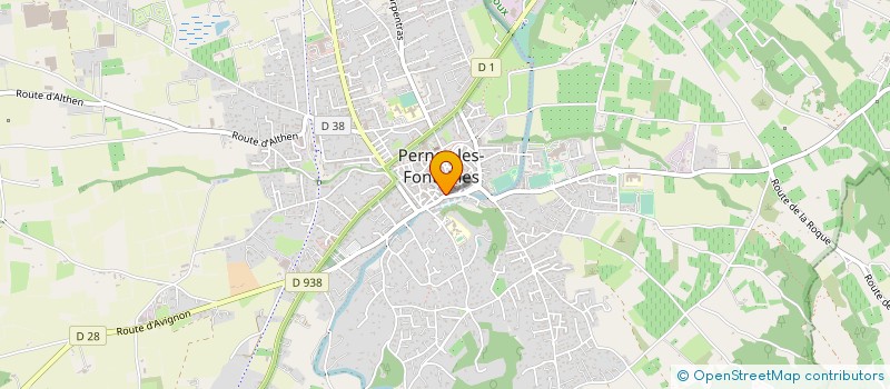 localisation de l'entreprise LES AMIS DE LA NESQUE  PERNES-LES-FONTAINES