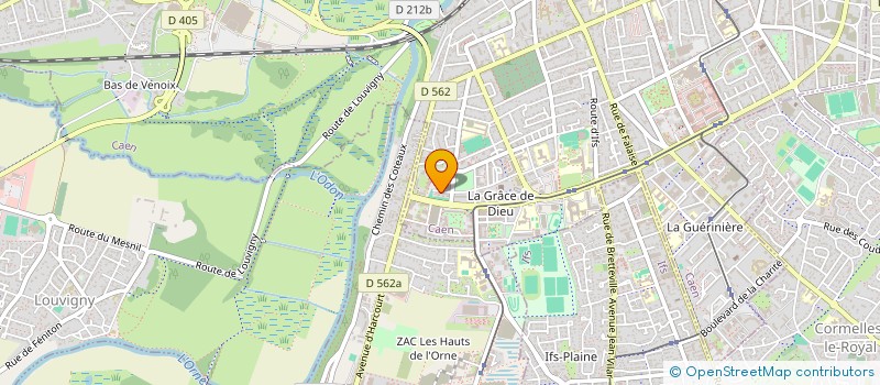 localisation de l'entreprise LES AMIS DE LA PALETTE à CAEN