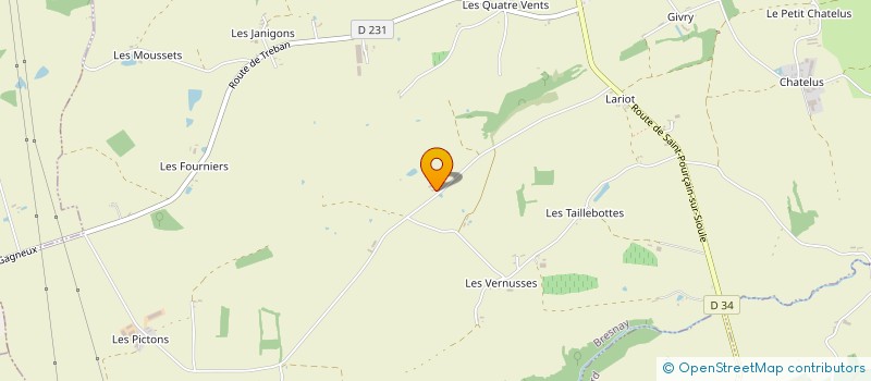 localisation de l'entreprise LES AMIS DE LA PANETIERE  AUTRY-ISSARDS