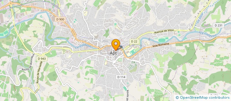 localisation de l'entreprise LES AMIS DE LA PAROISSE STE ANNE D'APT à APT