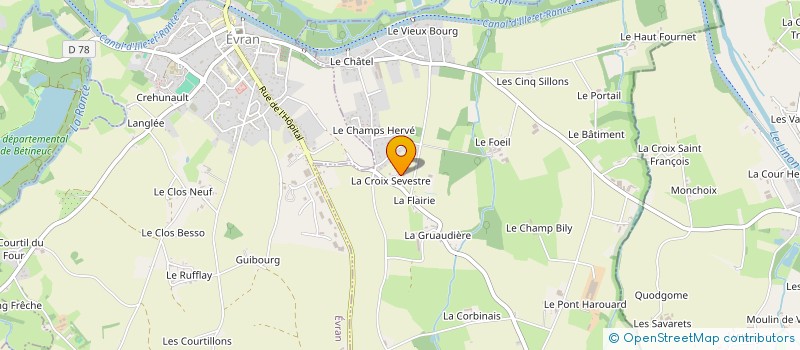 localisation de l'entreprise LES AMIS DE LA PETANQUE JUDOCEENNE  SAINT-JUDOCE