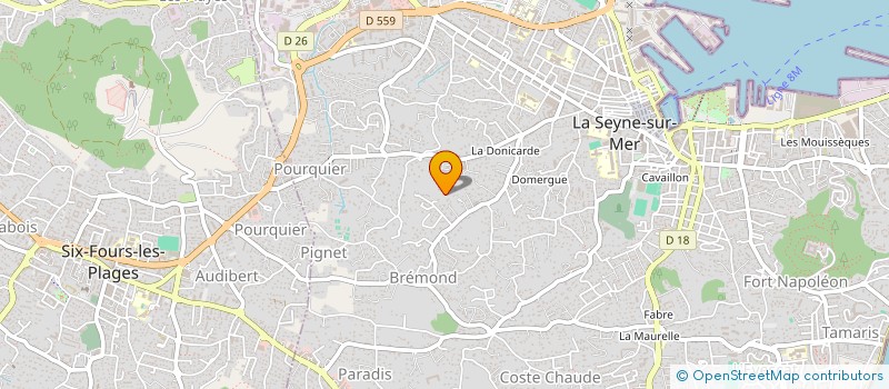localisation de l'entreprise LES AMIS DE LA PETANQUE TOULONNAISE à LA SEYNE-SUR-MER