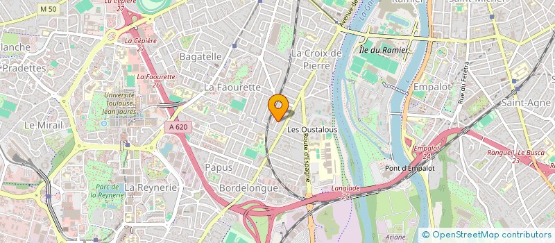 localisation de l'entreprise LES AMIS DE LA POINTE à TOULOUSE