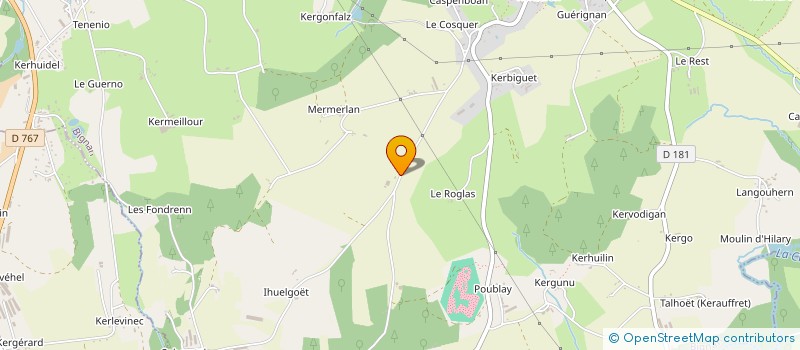 localisation de l'entreprise LES AMIS DE LA PORCH  BIGNAN