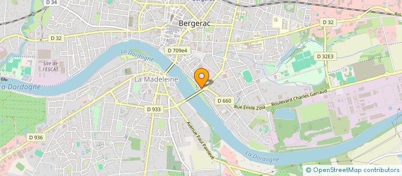 localisation de l'entreprise LES AMIS DE LA POUDRERIE DE BERGERAC à BERGERAC