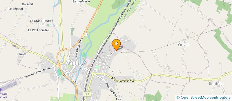 localisation de l'entreprise LES AMIS DE LA POUPEE à CHALAIS